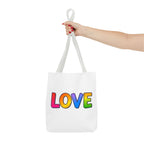 Rainbow Love Tote Bag