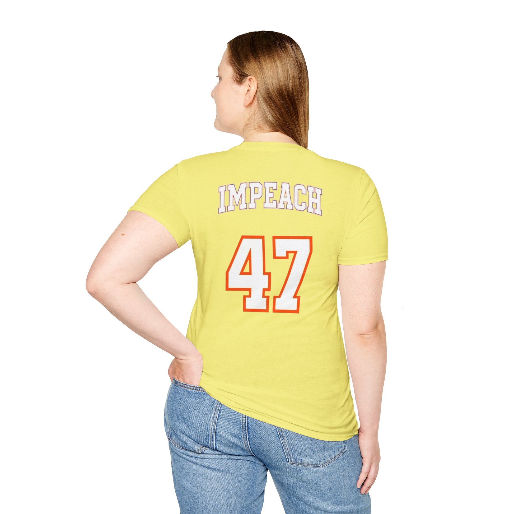 American Patriots Unisex Softstyle T-Shirt - Impeach 47 Graphic Tee