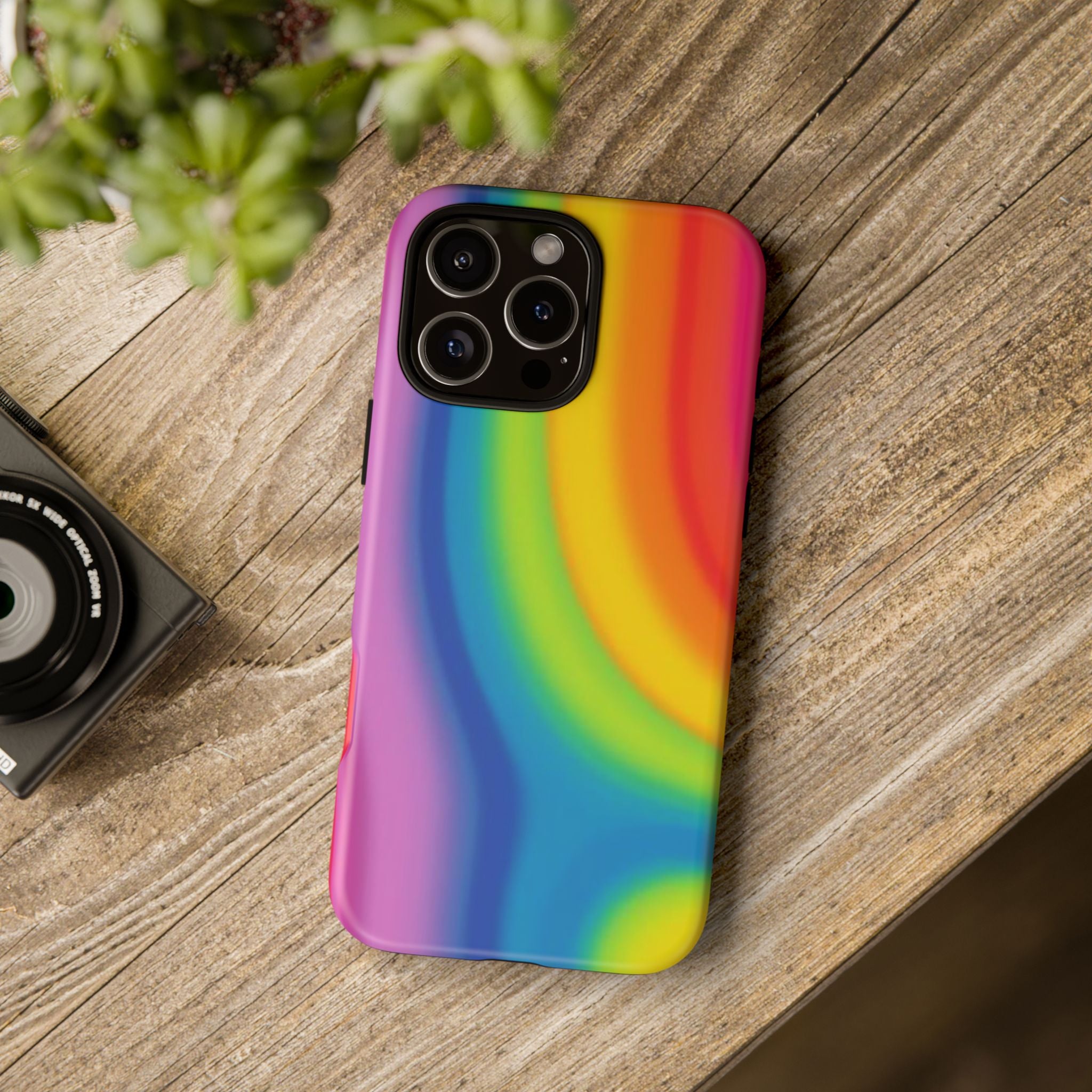 Rainbow Swirl Tough Phone Case for iPhone