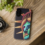 Statue of Liberty Neon Glowing Art Tough Case for Android & iPhone