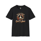 Unisex Softstyle T-Shirt - Love Costs Nothing, Give It Away Floral Peace Design