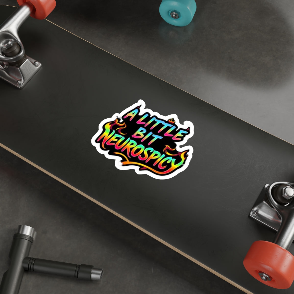 Die-Cut Stickers - A LITTLE BIT NEUROSPICY