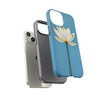 Open White Peace Lily Design Tough Case For Android & iPhone