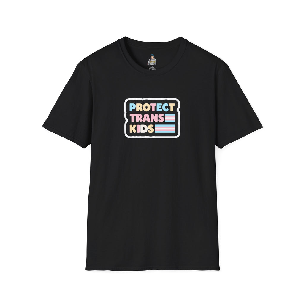 "Protect Trans Kids" Unisex Softstyle T-Shirt - Empowerment & Pride Apparel