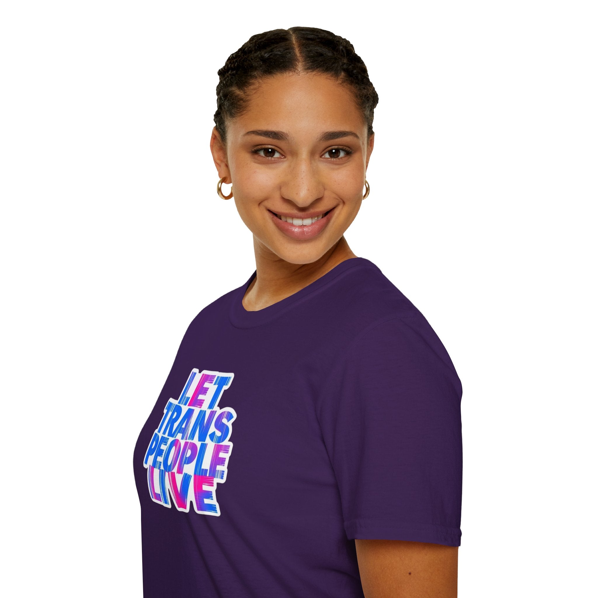 Let Trans People Live Unisex Softstyle T-Shirt