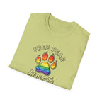 Free Bear Hugs Rainbow Paw T-Shirt
