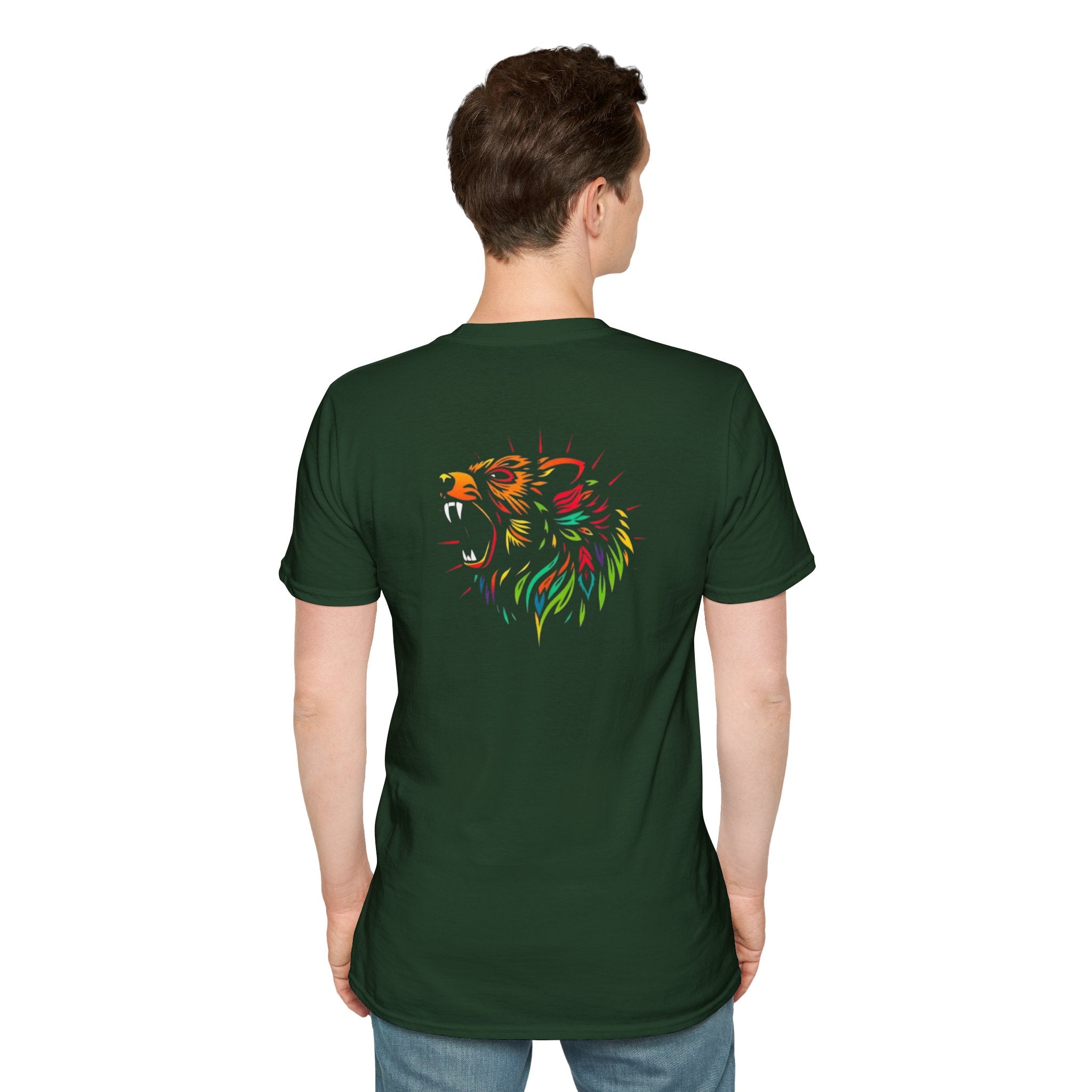 Native Bear Pride Unisex Softstyle T-shirt