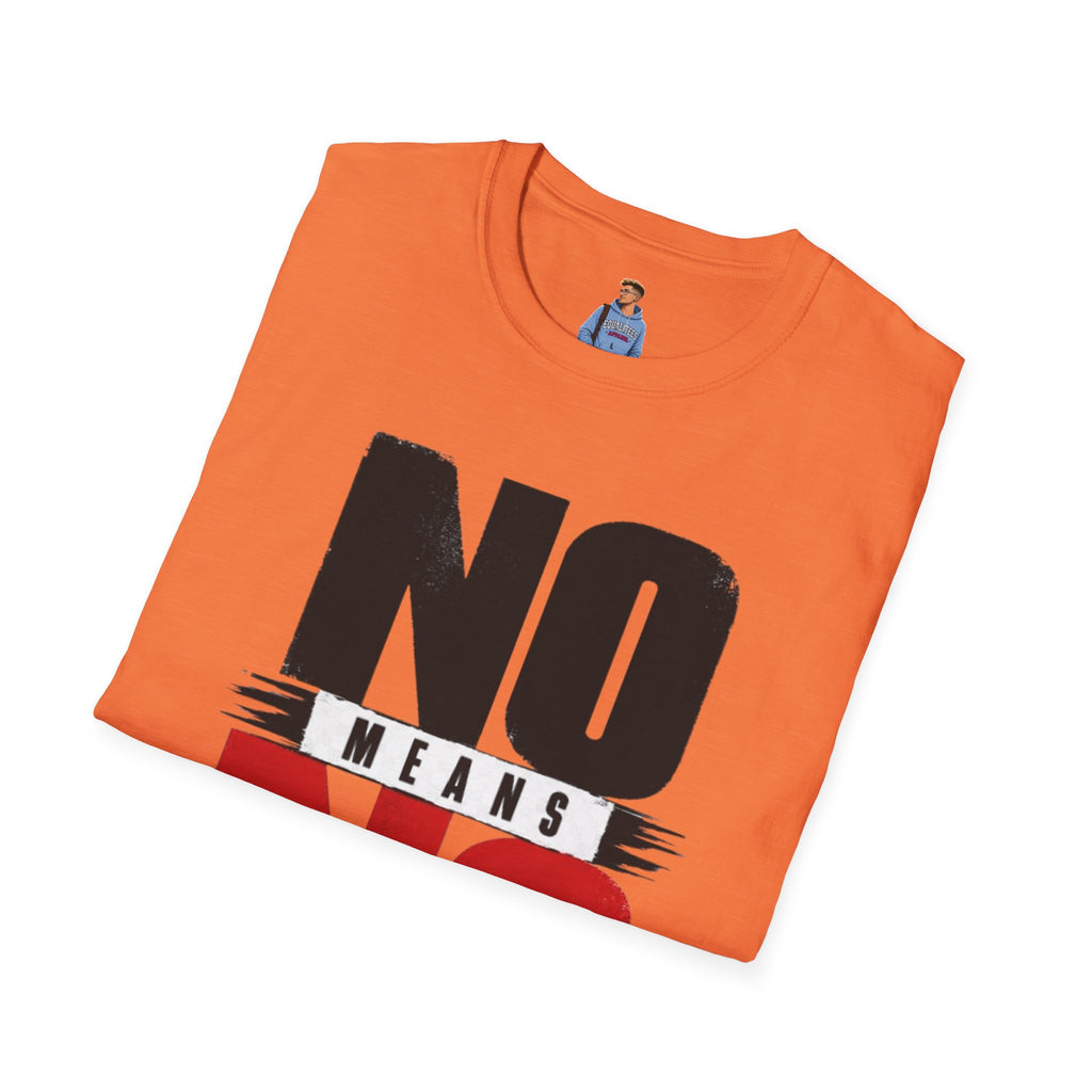 NO Means NO T-Shirt — Consent Awareness Graphic Tee