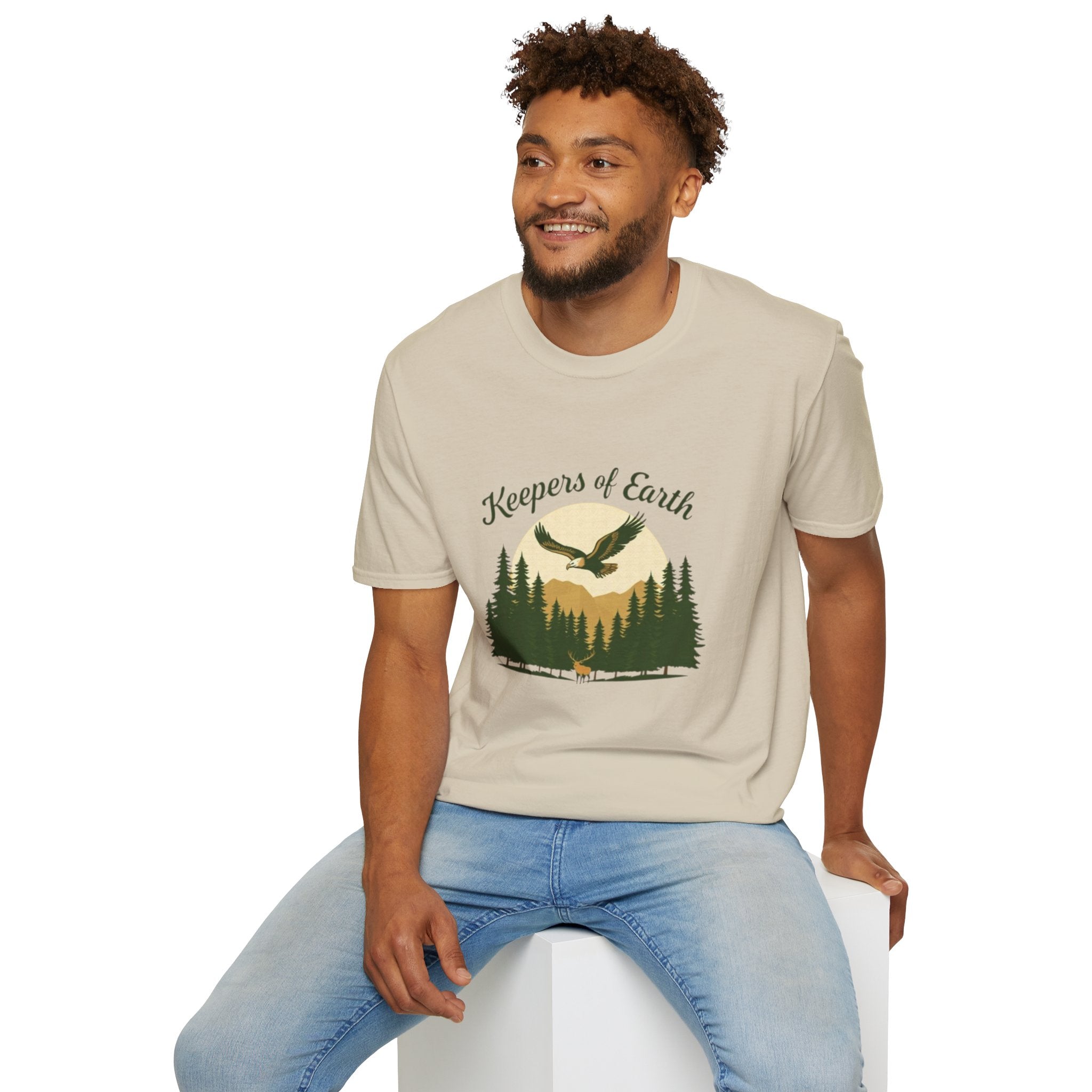 Keepers of the Earth Eagle and Elk T-shirt