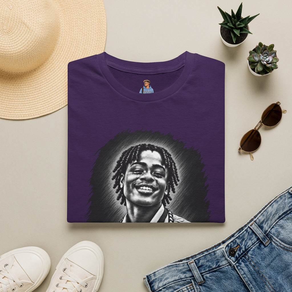 Smiling Portrait Front - In Memory of Pierre Damas Bel T-Shirt