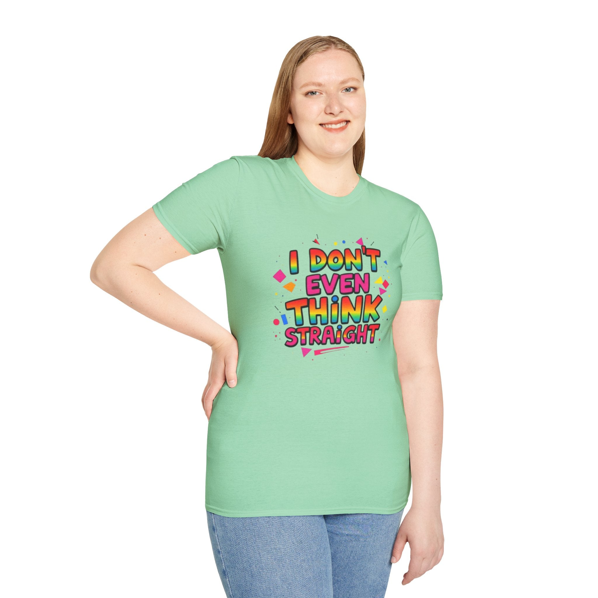 I Don't Even Think Straight Pride Tee