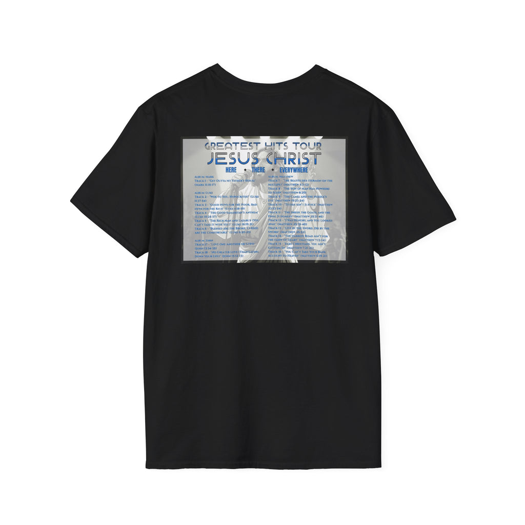 Unisex Softstyle T-Shirt - Jesus Christ Greatest Hits Tour Tee