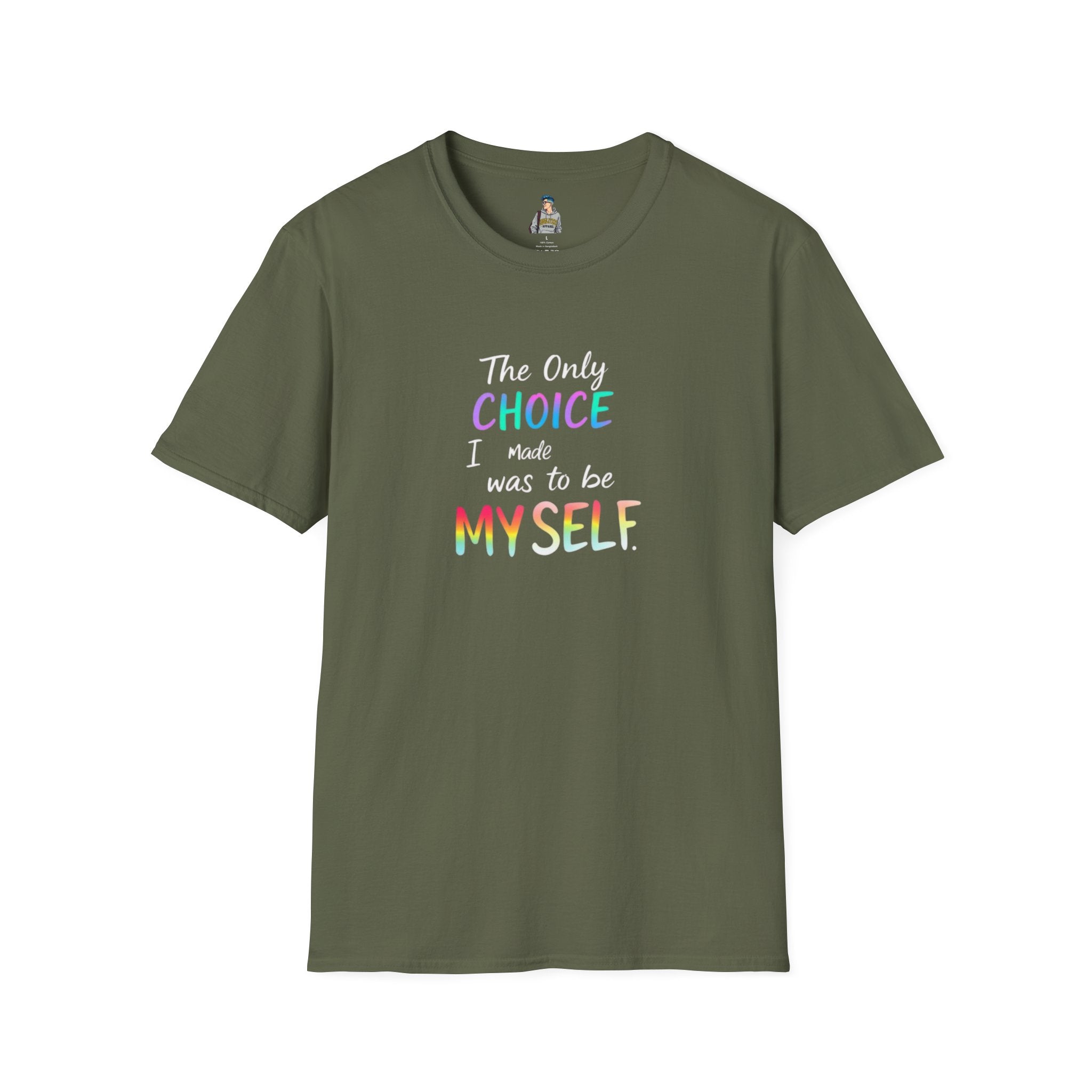 Unisex Softstyle T-Shirt - When Did You CHOOSE to Be Straight? Empowering LGBTQ+ Graphic Tee