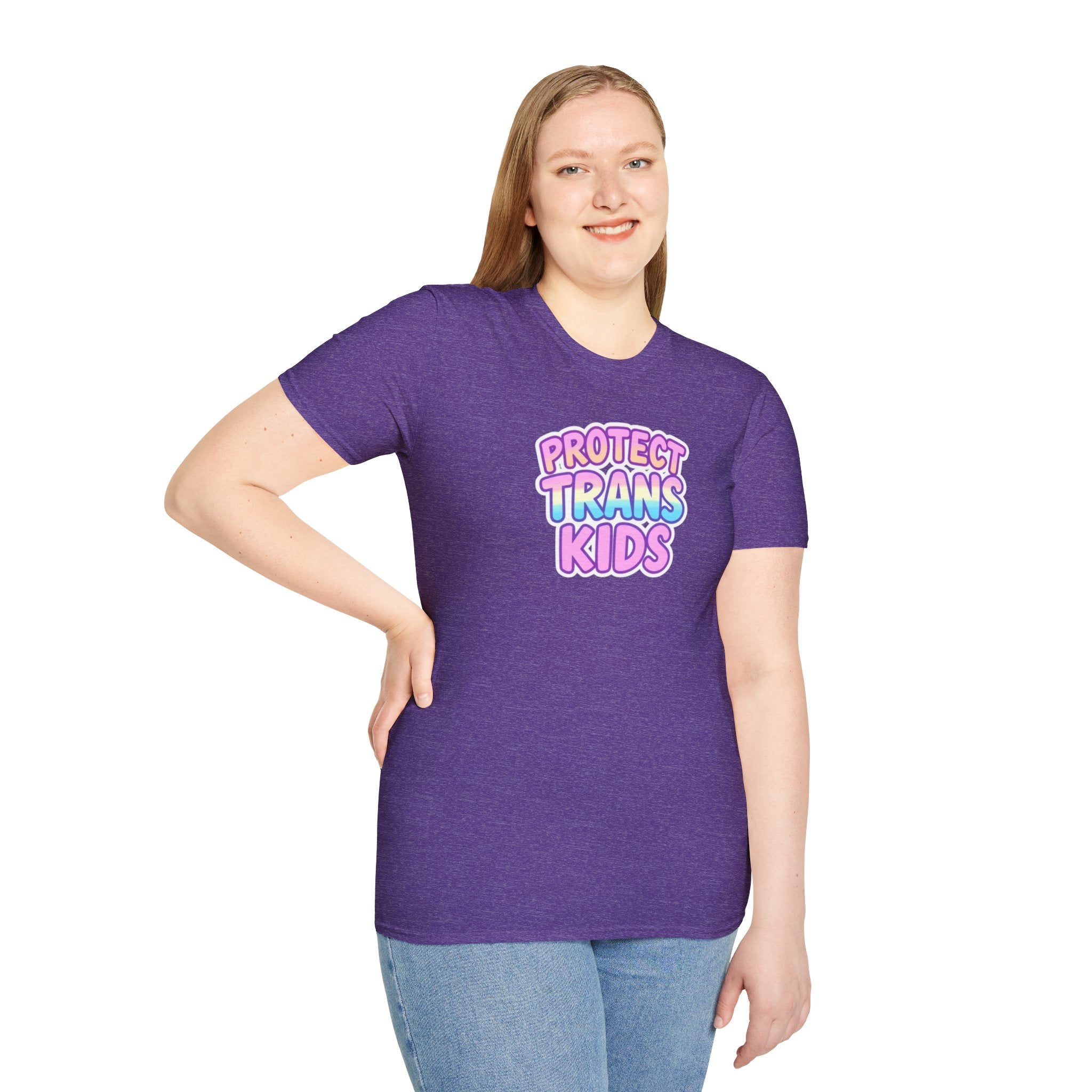 Unisex Softstyle T-Shirt - Protect Trans Kids Tee