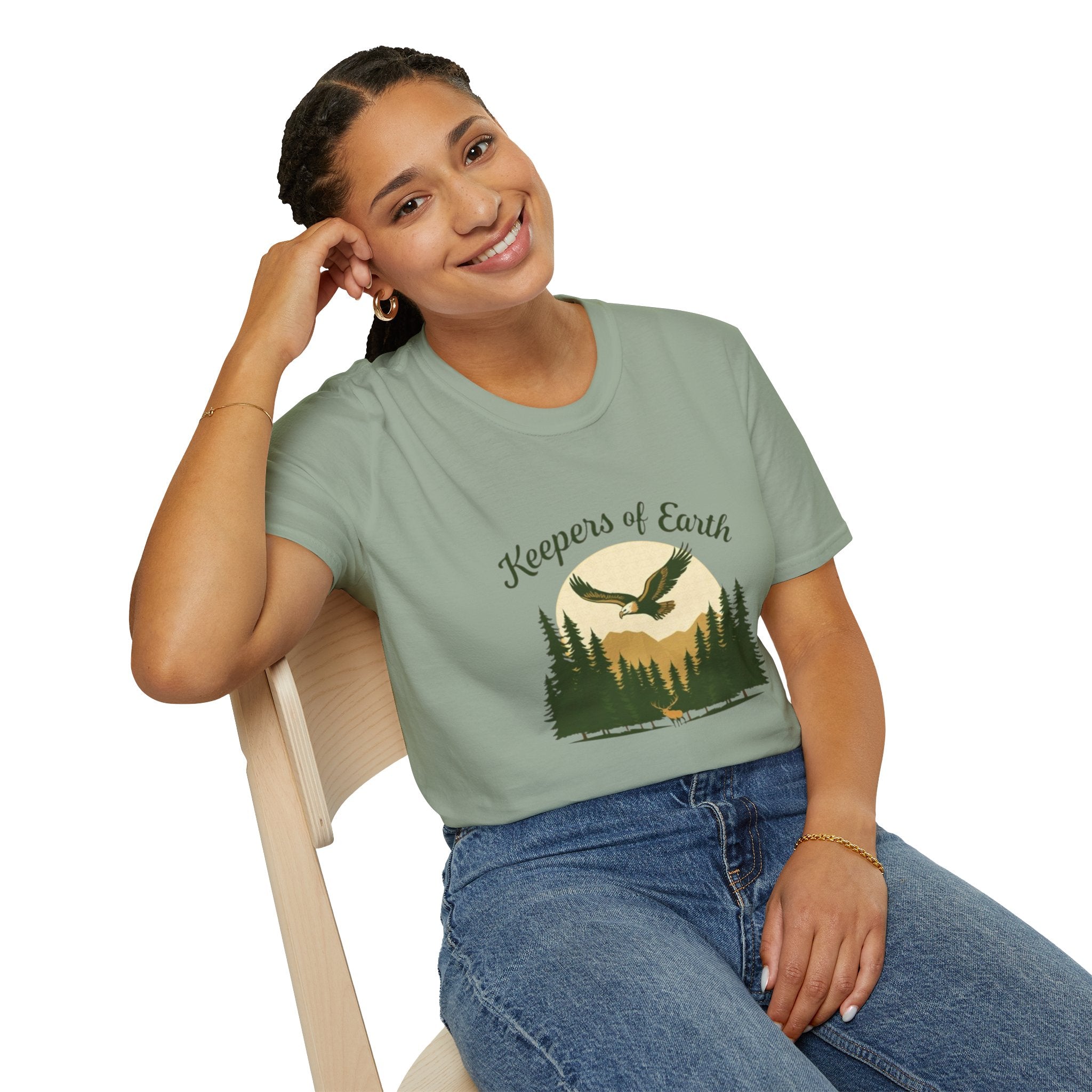 Keepers of the Earth Eagle and Elk T-shirt