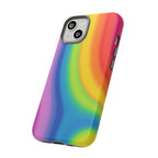 Rainbow Swirl Tough Phone Case for iPhone