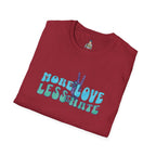 More Love Less Hate Unisex Softstyle T-Shirt