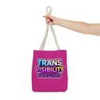 Trans Visibility Saves Lives Tote Bag