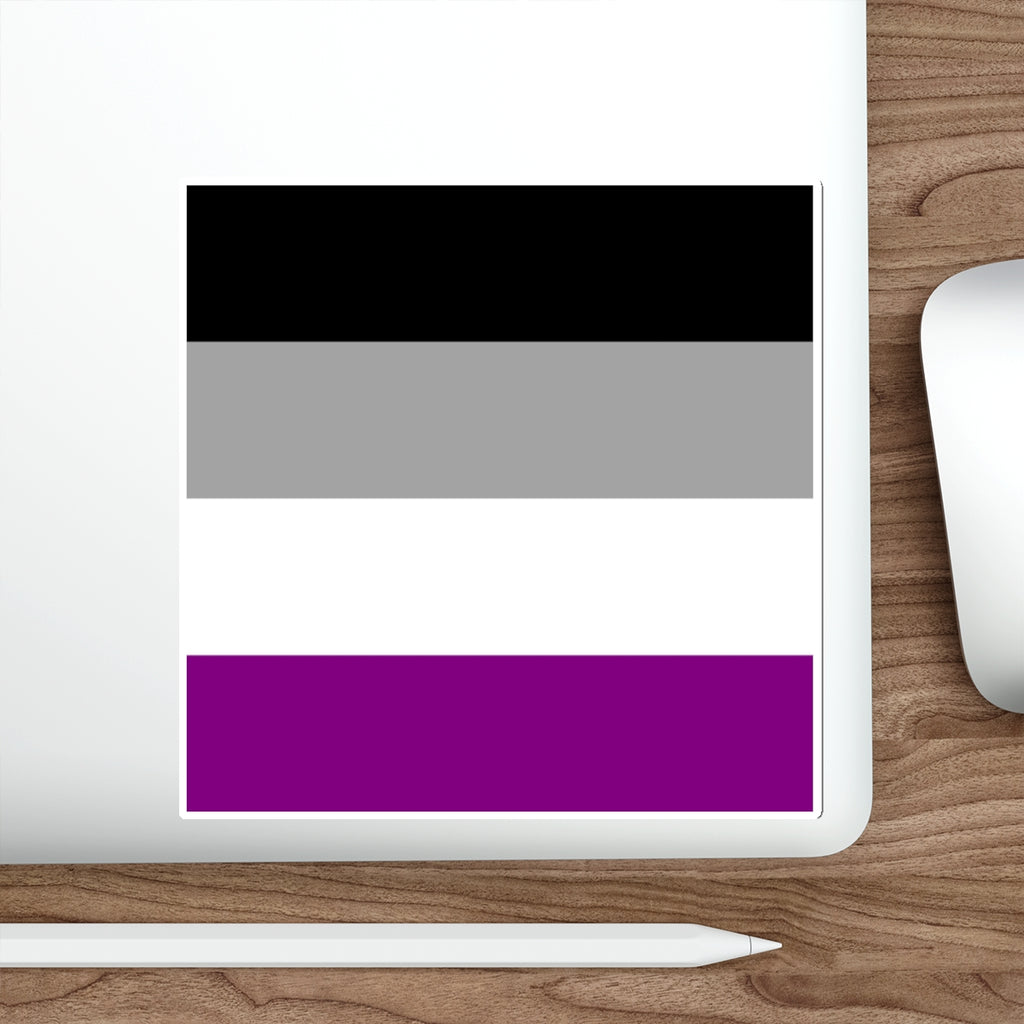 Die-Cut Stickers - Asexual Pride Flag
