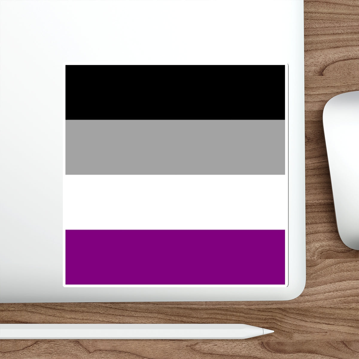 Die-Cut Stickers - Asexual Pride Flag