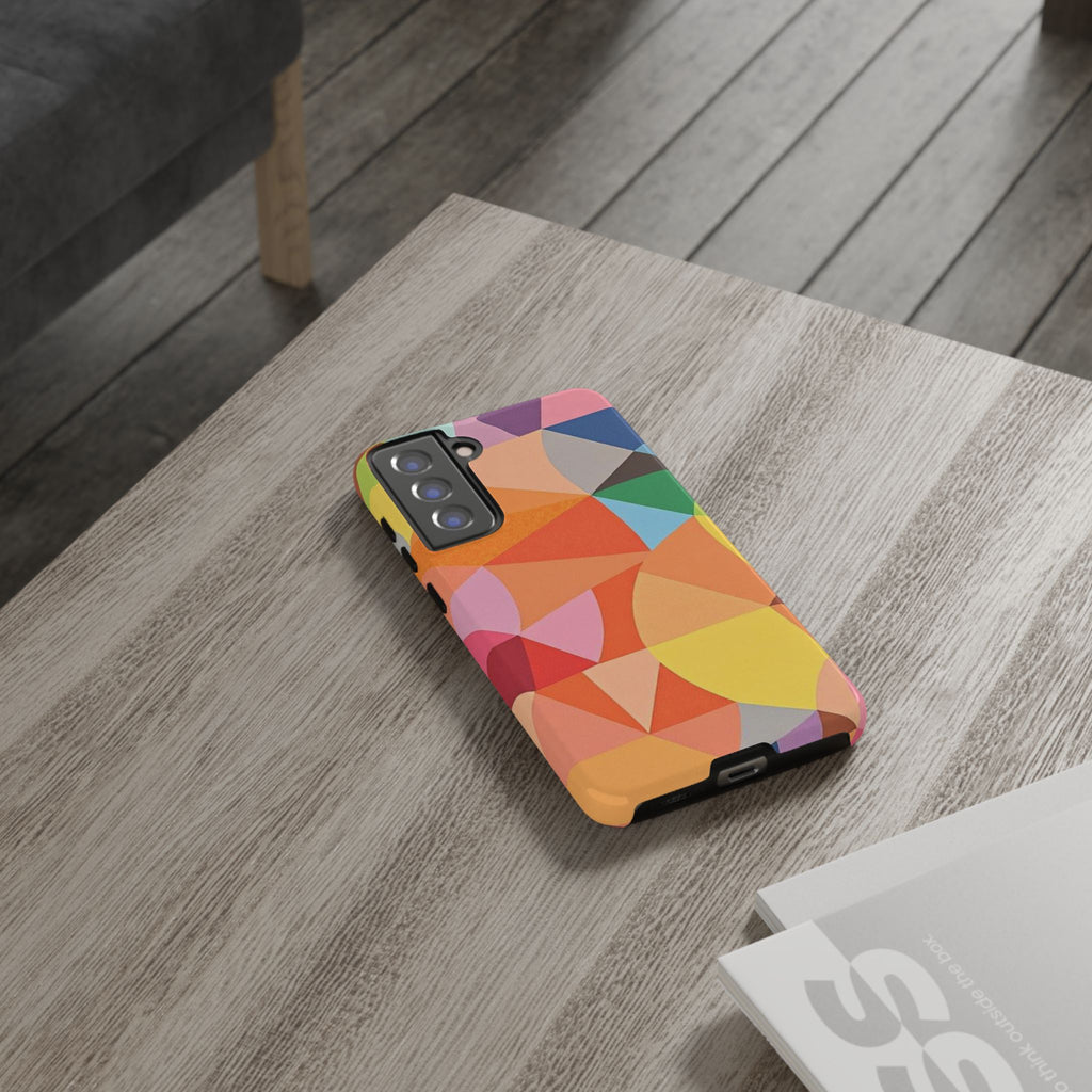 Colorful Geometric Tough Case for Android