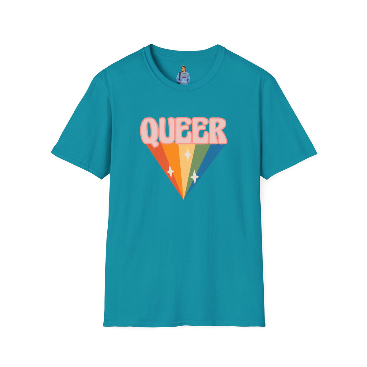Queer Rainbow Sparkle Pride Tree Las Vegas T-Shirt