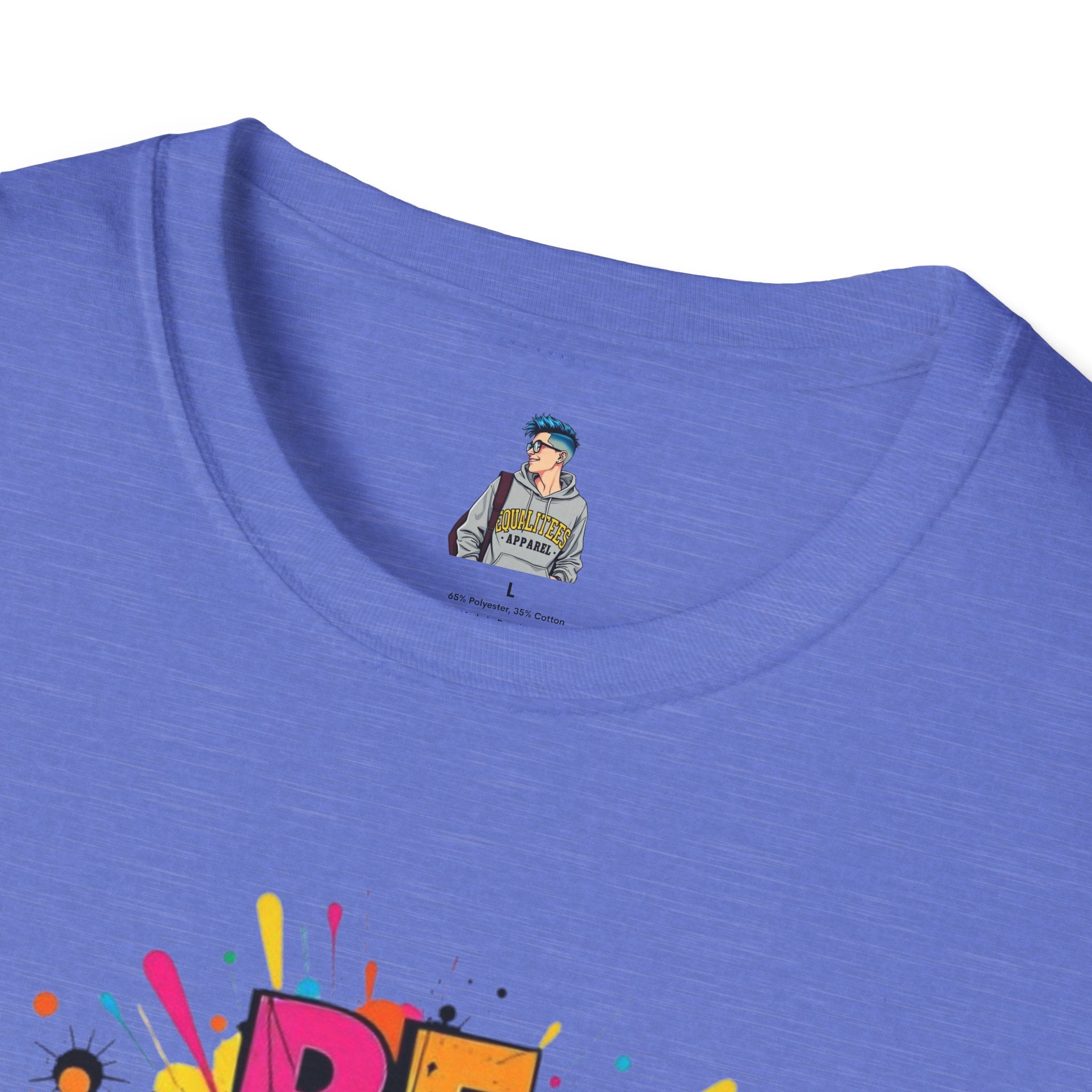 Be Weird Unisex Softstyle T-Shirt - Fun and Colorful Graphic Tee for Self-Expression
