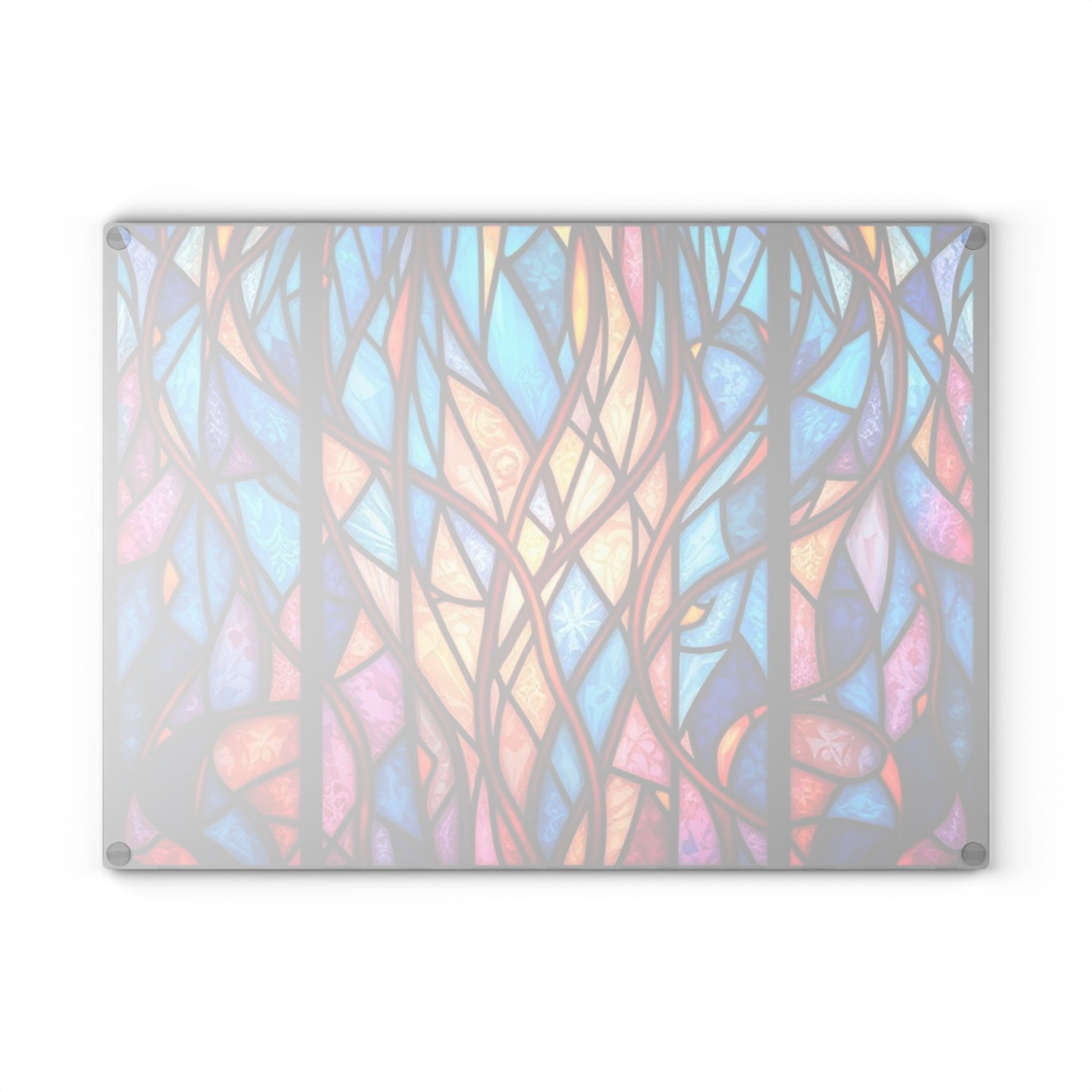 Stained Glass Cutting Board - Vibrant Kitchen Decor for Home Chefs