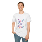 God Is Love T-Shirt — Colorful Tee
