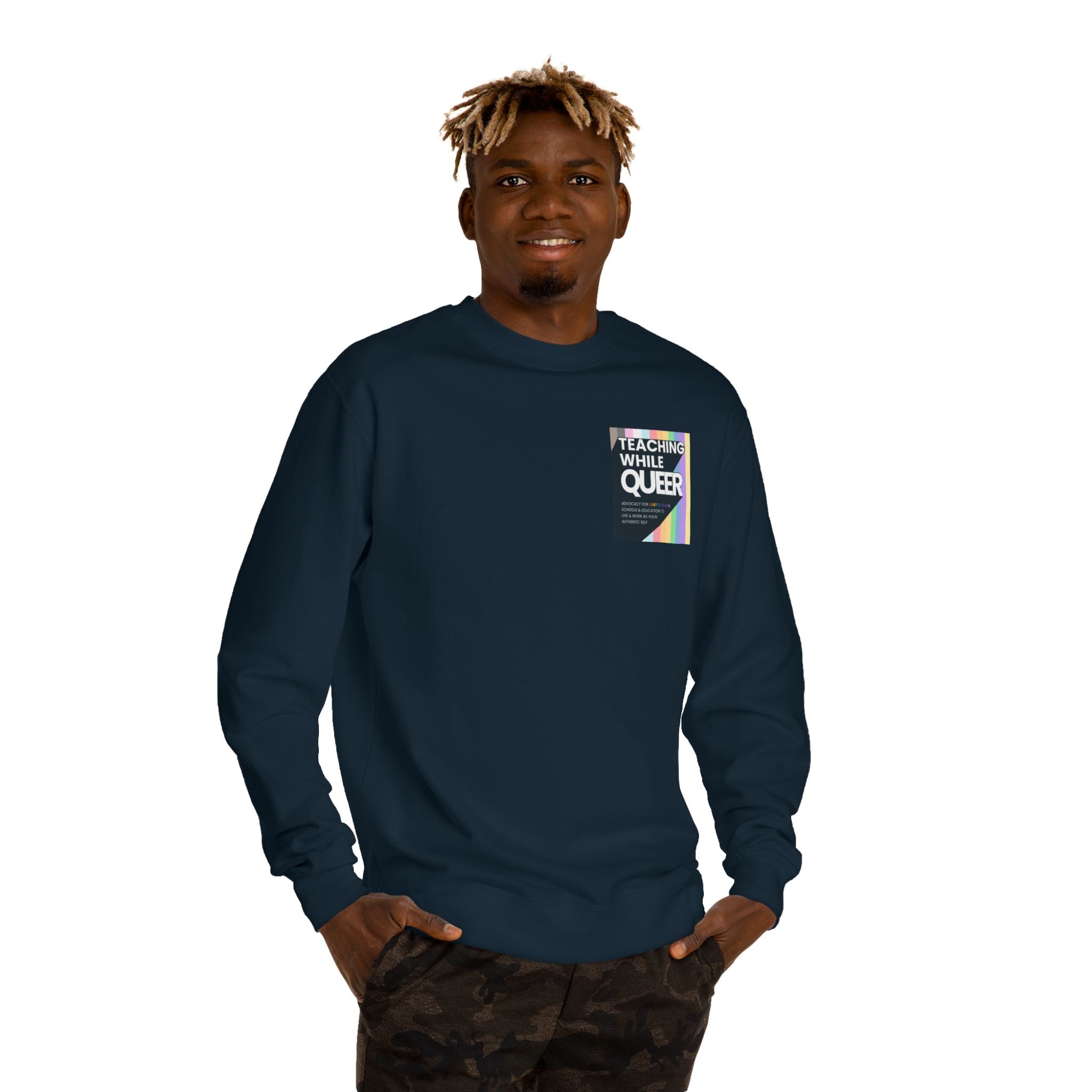 Teaching While Queer Unisex Sweatshirt