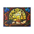 Stained Glass Wine and Cheese Cutting Board - Perfect For Entertaining