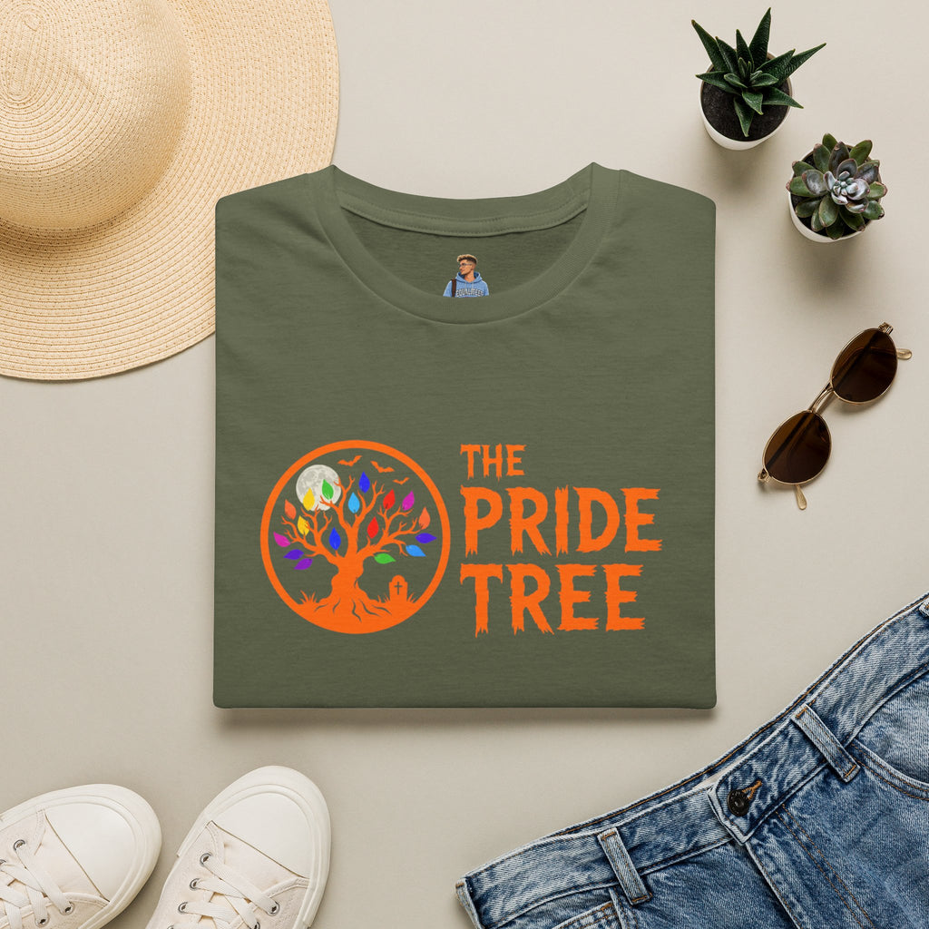 Orange Halloween Logo Pride Tree T-Shirt