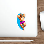 Die-Cut Stickers - Lounging Bear