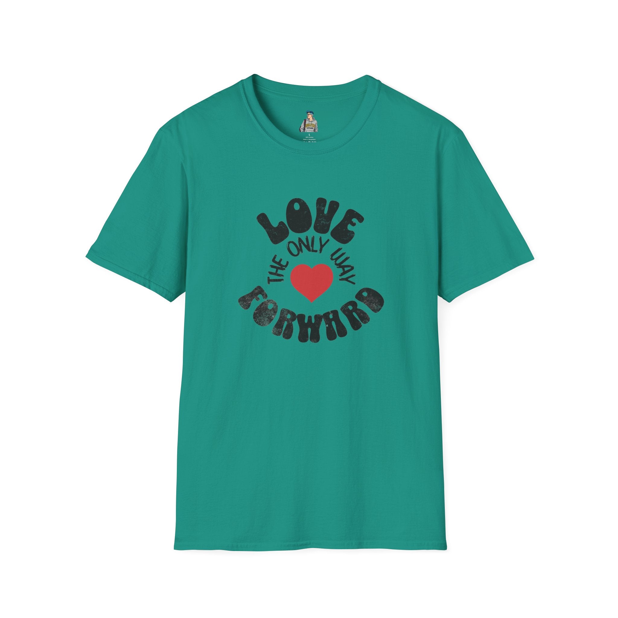 Love is the Only Way Forward Unisex Softstyle T-Shirt - Positive Vibes for Everyday Wear