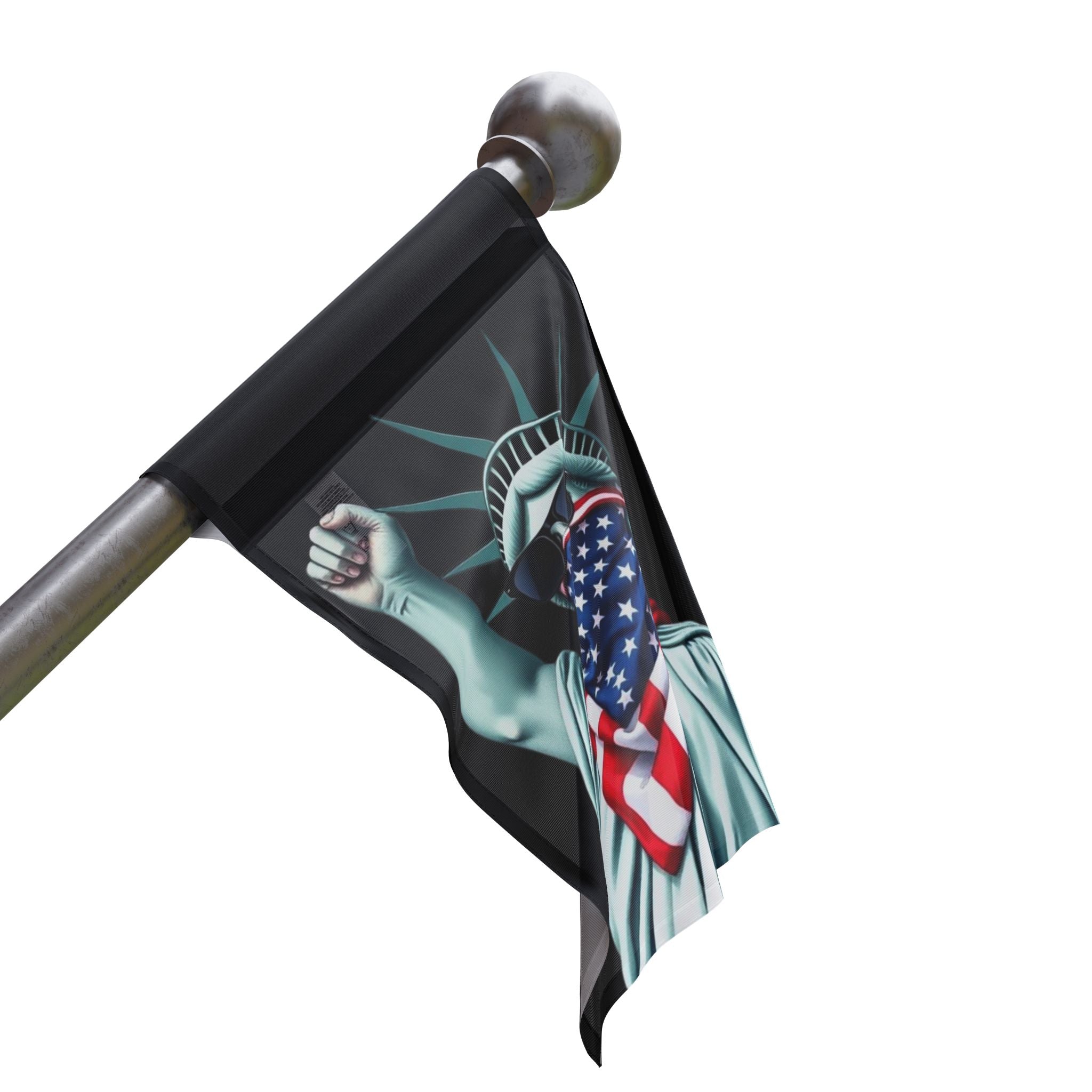 Resist With Lady Liberty Flag Design