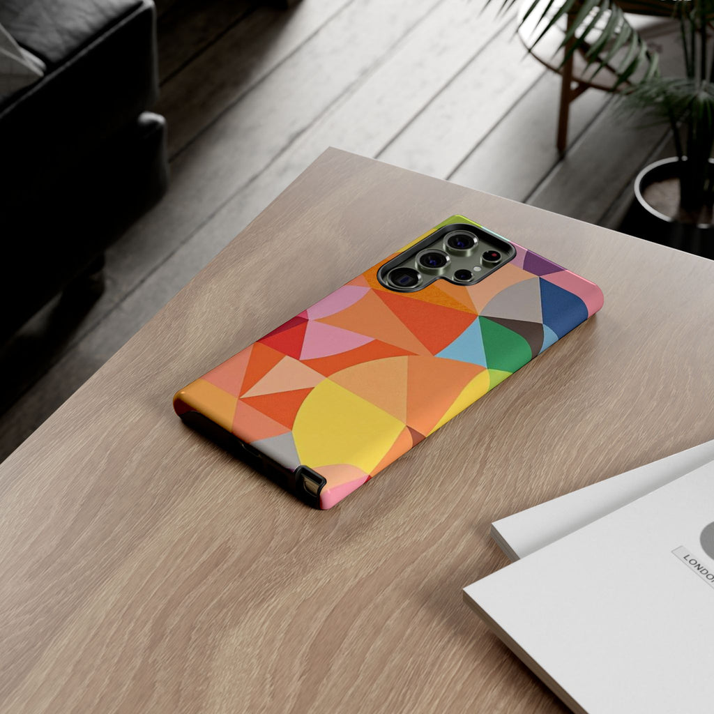 Colorful Geometric Tough Case for Android