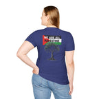 Unisex Softstyle T-Shirt: Stand with Gaza & We Are All Palestine Graphic Tee