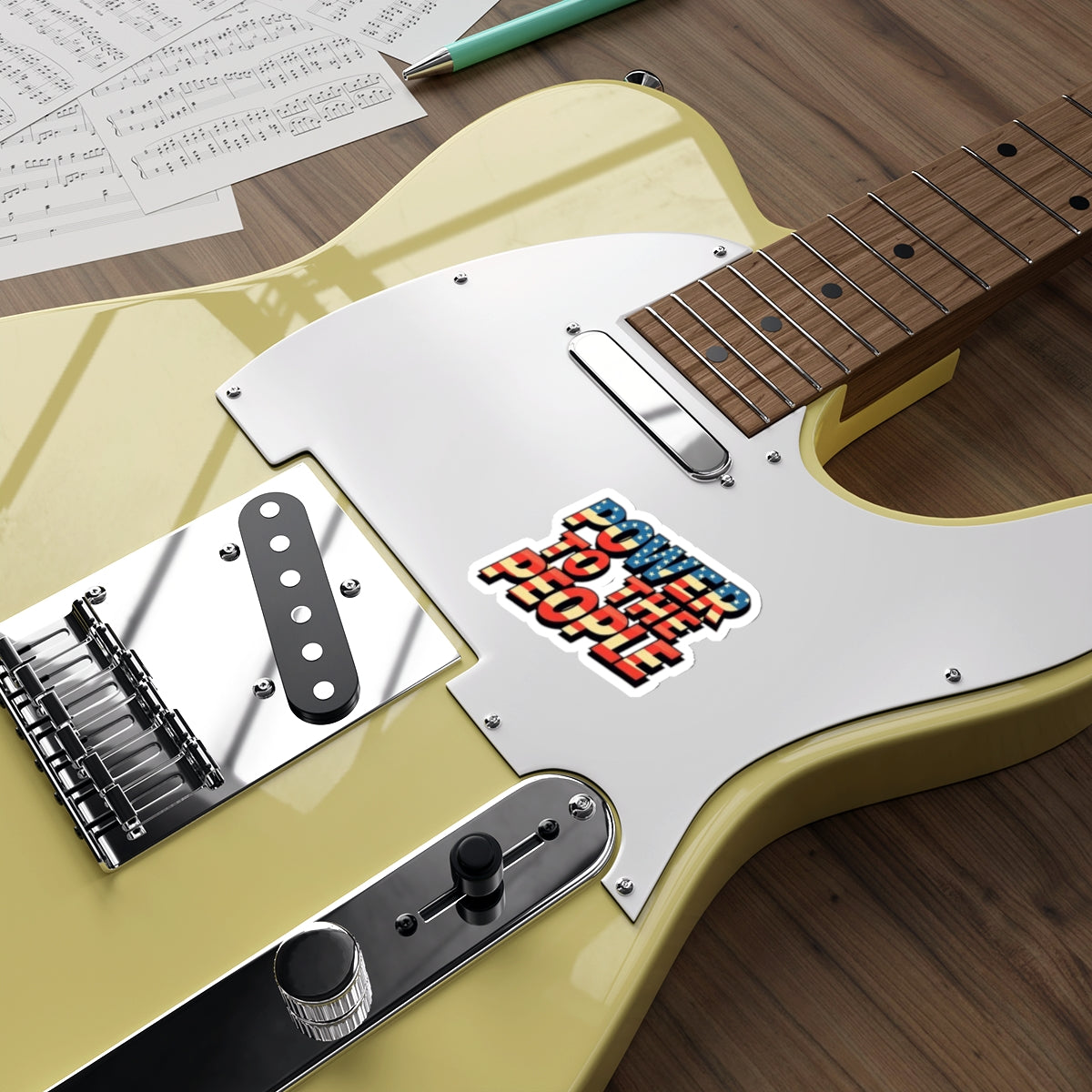 Die-Cut Stickers -  Power to the People