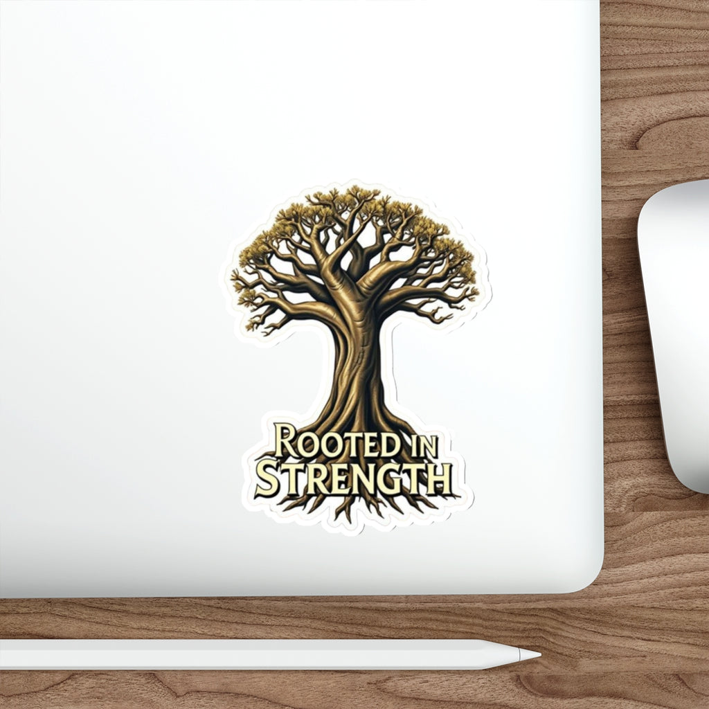 Die-Cut Stickers -  Rooted in Strength Baobab Tree
