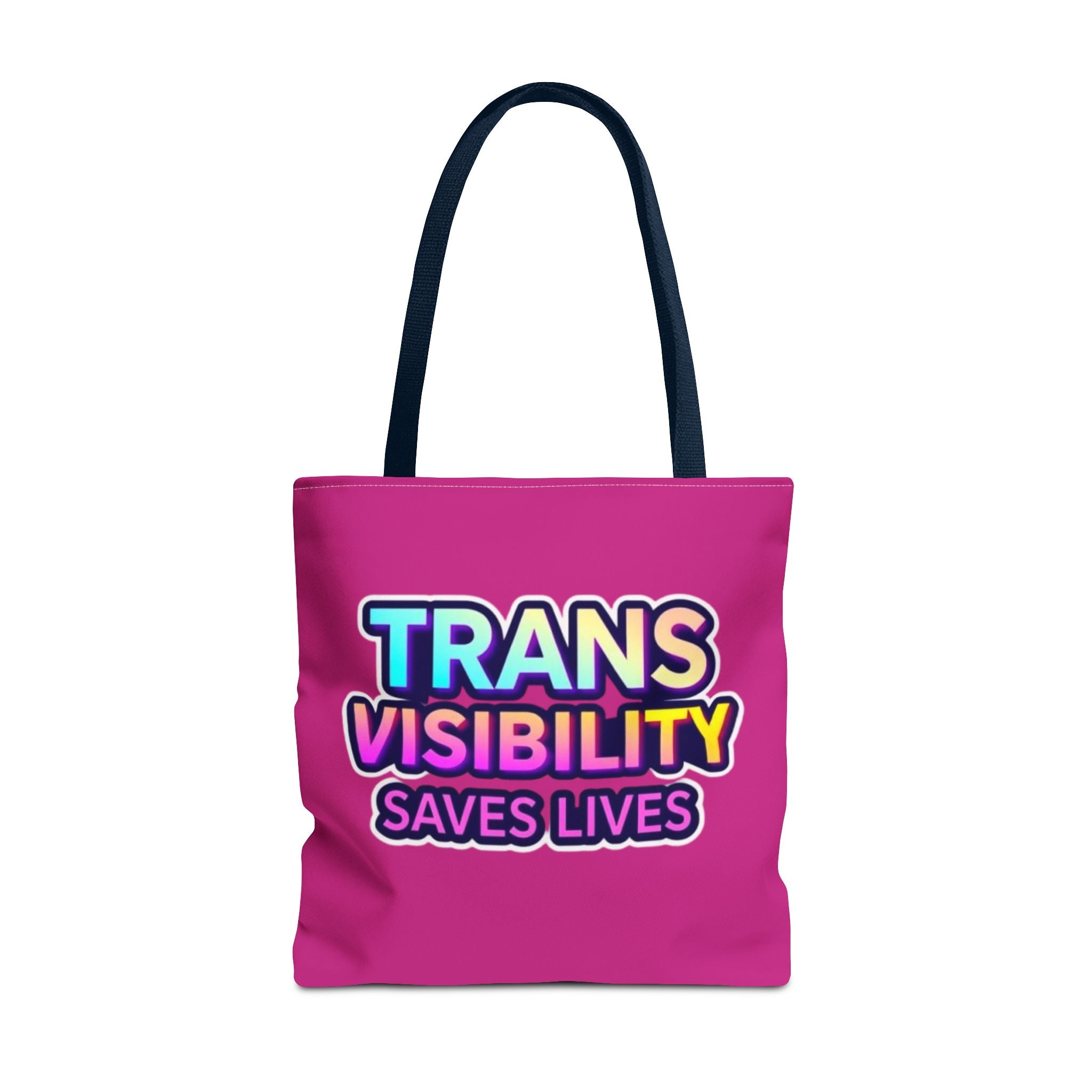 Trans Visibility Saves Lives Tote Bag