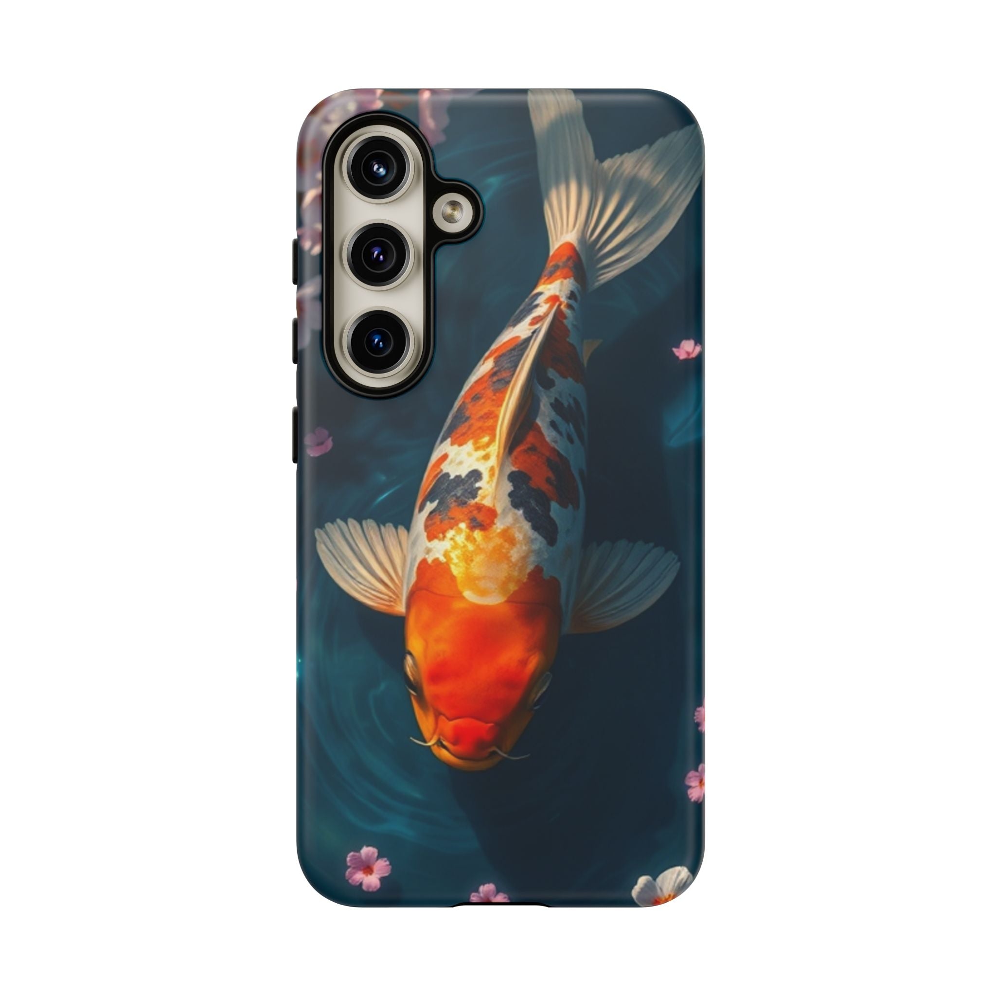 Peaceful Koi Cherry Blossom Tough Cases For Android & iPhone