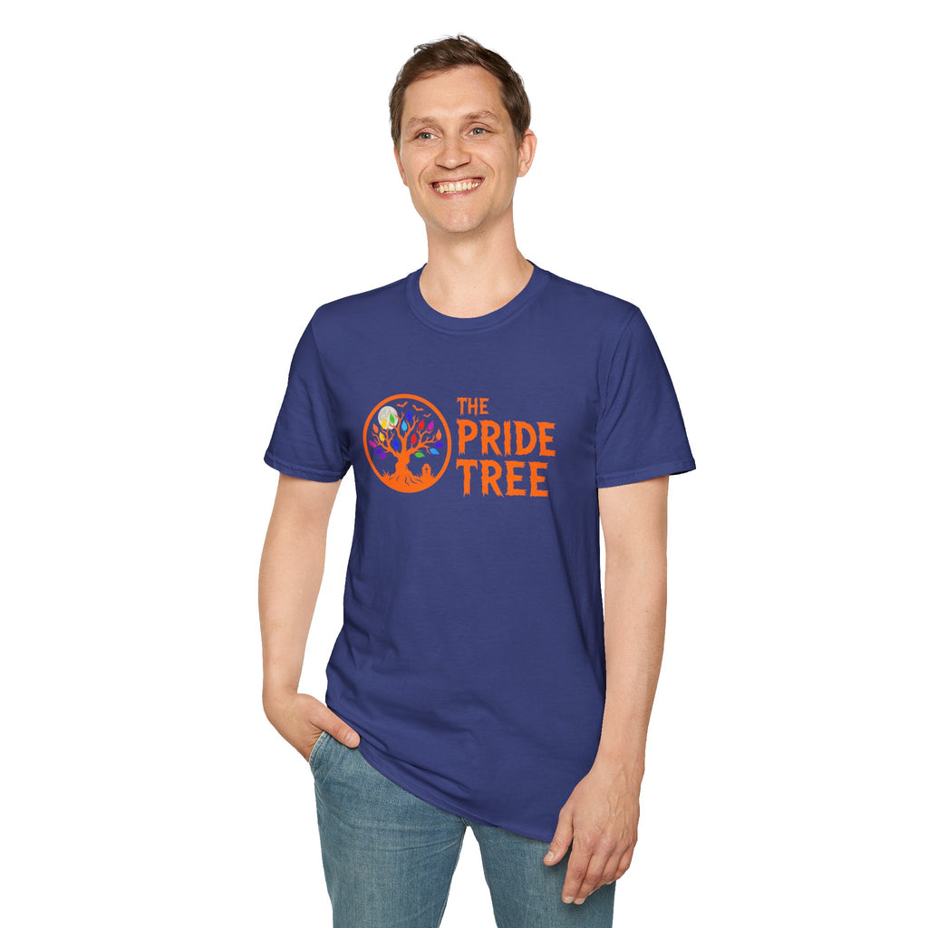 Orange Halloween Logo Pride Tree T-Shirt
