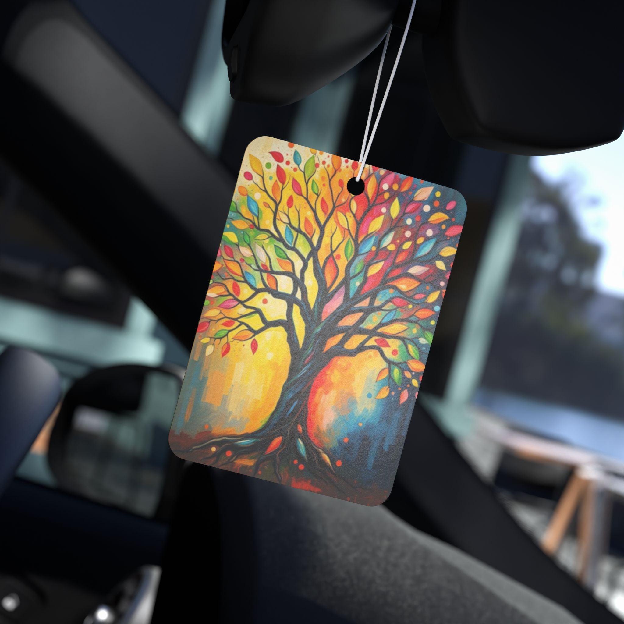 Vibrant Colors in the Tree - Car Air Freshener - Eclectic and Aromatic