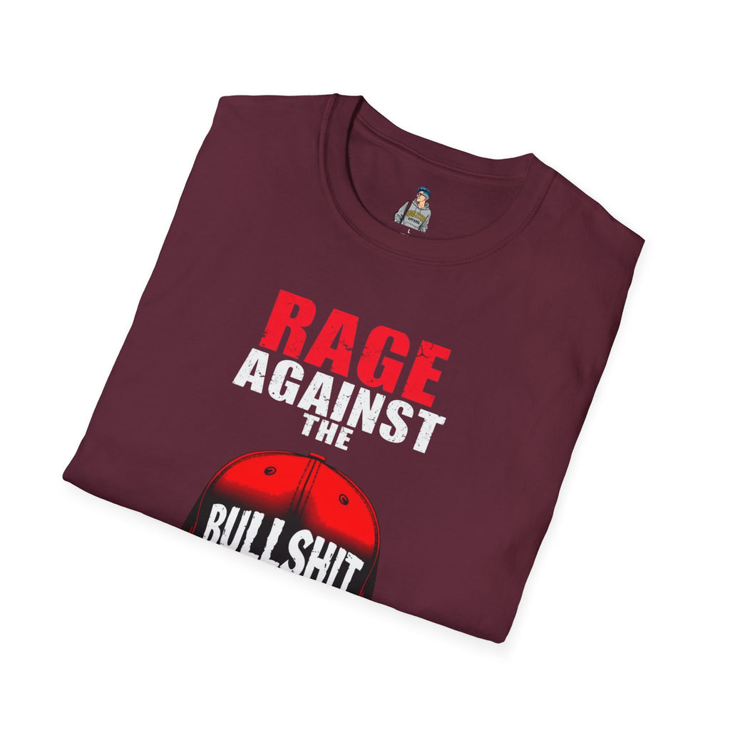 Unisex Softstyle T-Shirt - "Rage Against the BS" Graphic Tee