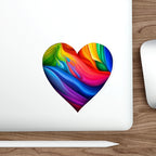 Die-Cut Stickers - Rainbow Heart