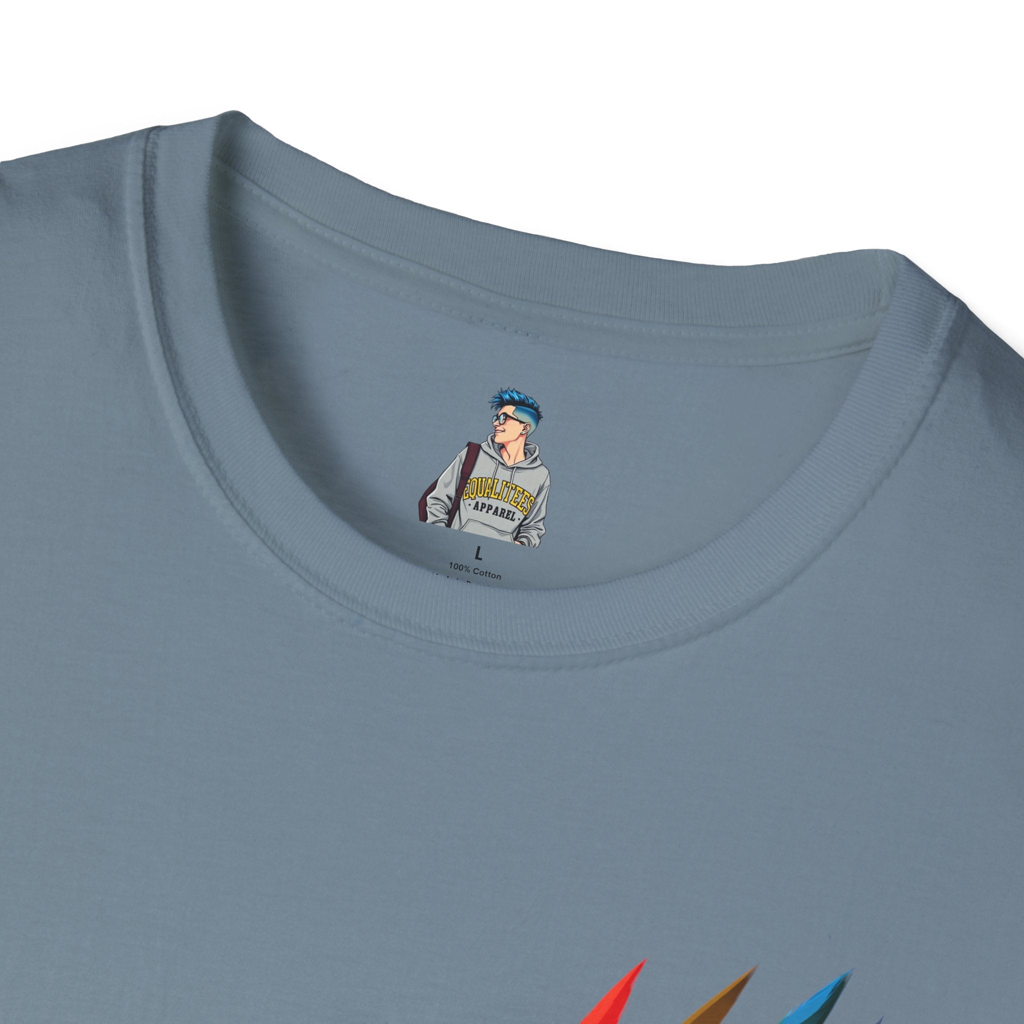Rainbow Scratch Unisex Softstyle T-Shirt - Casual Comfort for All Occasions