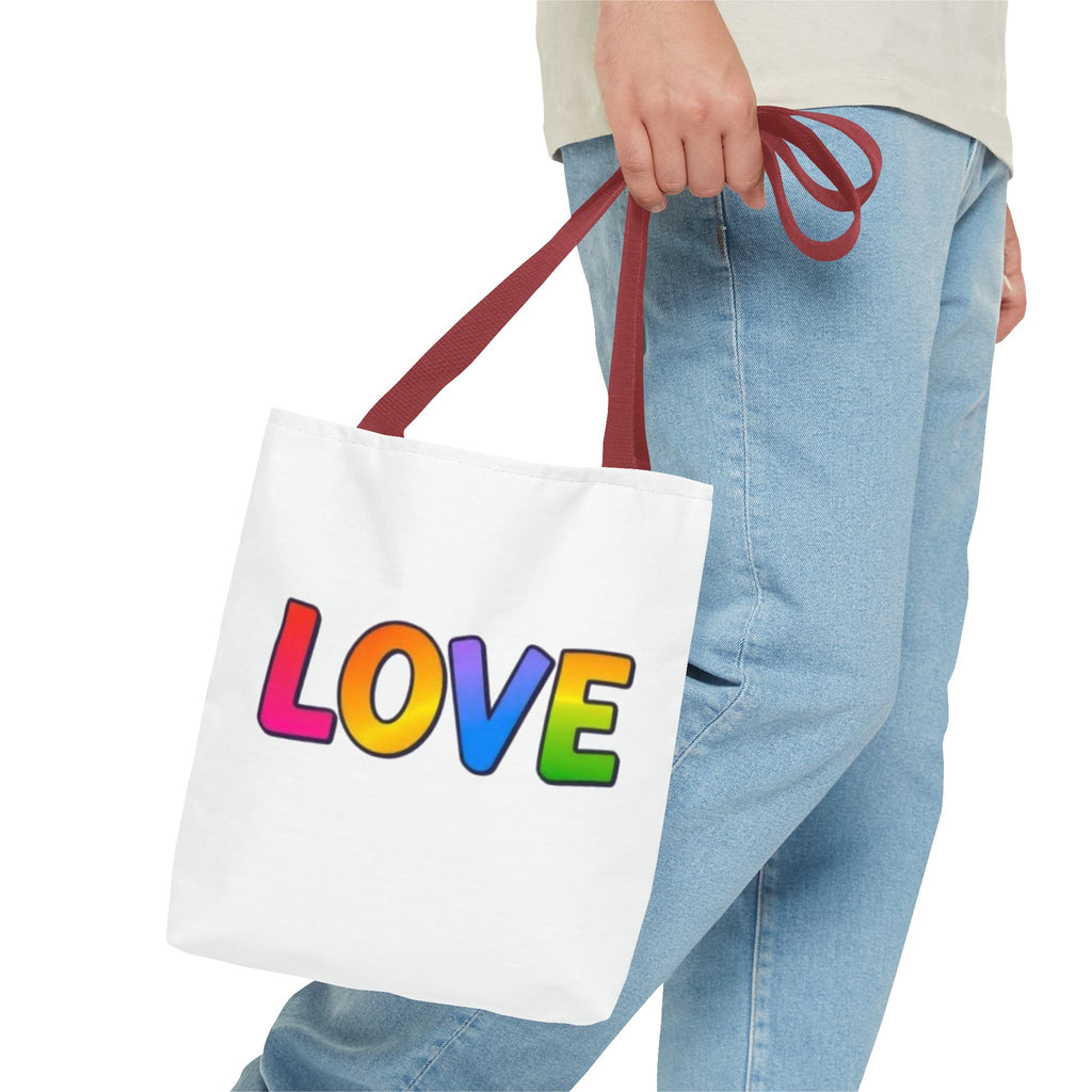 Rainbow Love Tote Bag