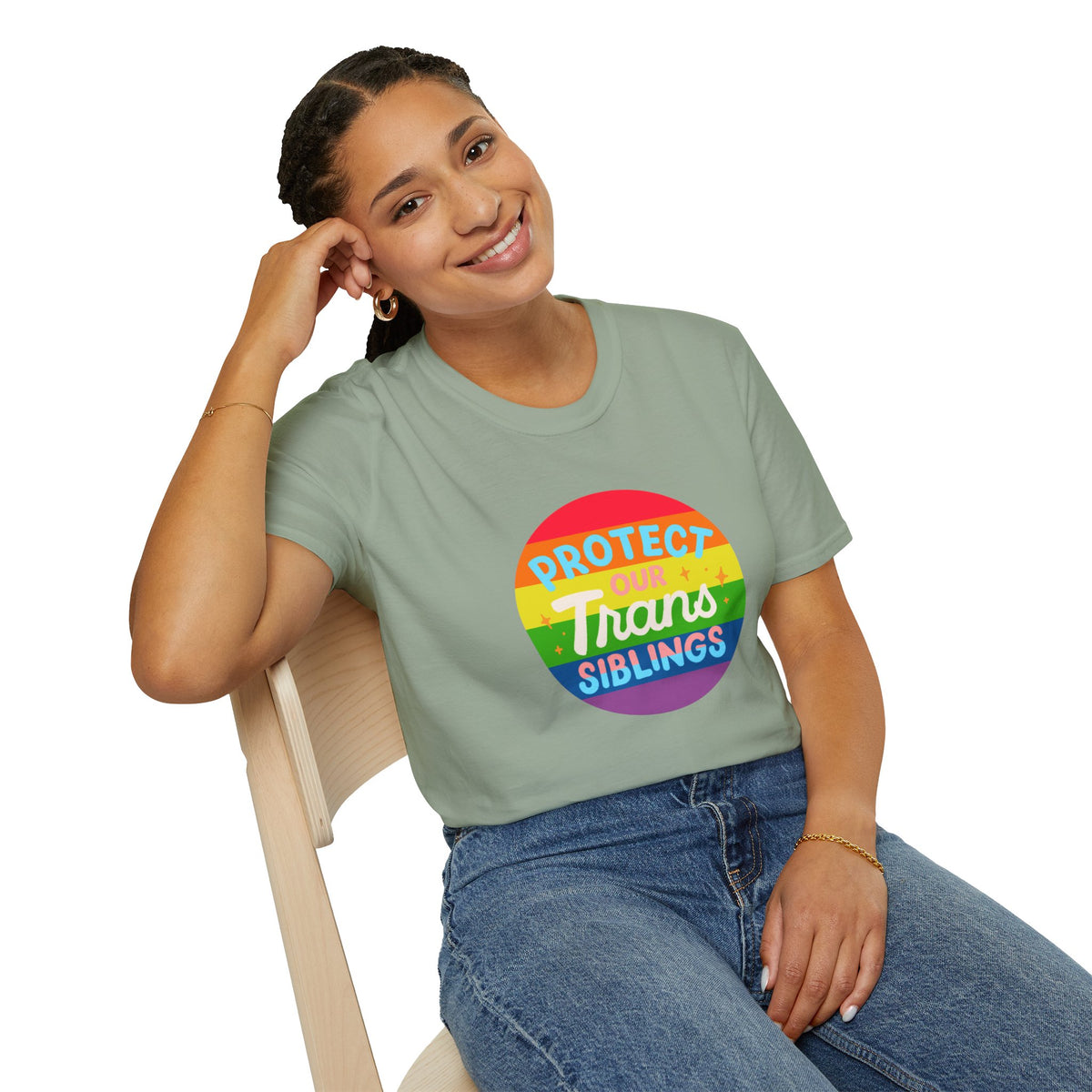 Protect Our Trans Siblings Pride Tree Las Vegas T-Shirt