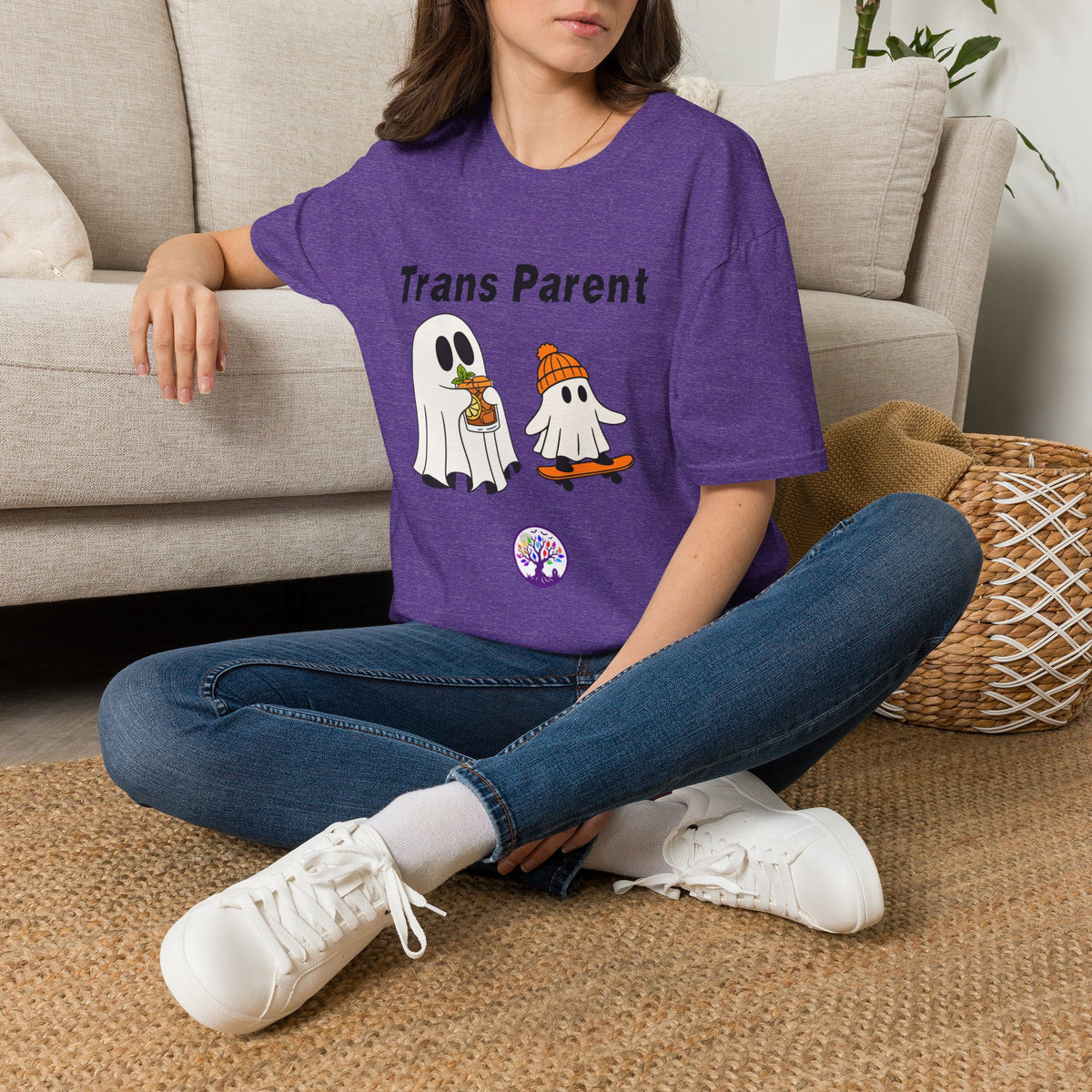 Trans Parent 5 Halloween Pride Tree Las Vegas T-Shirt
