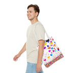 Falling Hearts Tote Bag